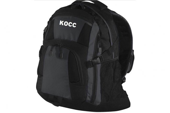 KOCC BLACK BACKPACK
